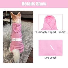 BINGPET Security Dog Hoodie sleeve-fit showing snug sleeves for secure movement.