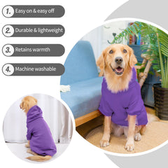 BINGPET sudadera capucha con forro suave interior, confort diario.