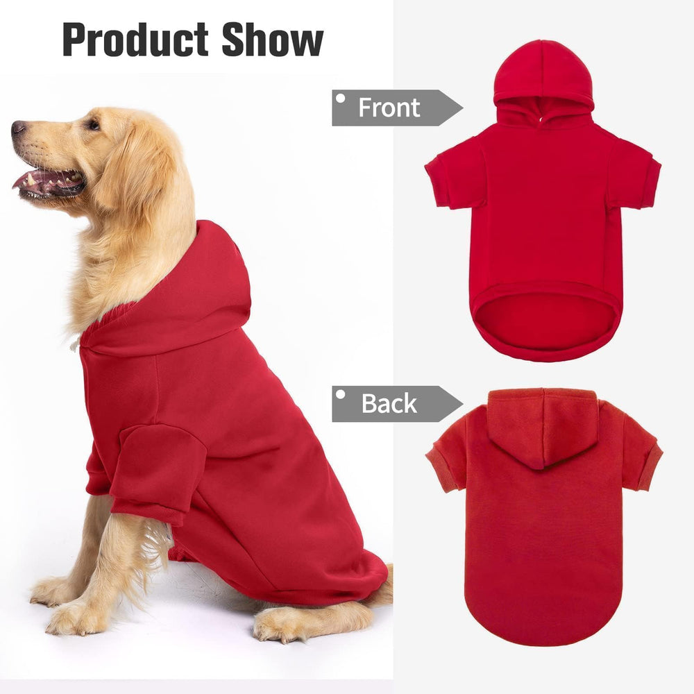 BINGPET sudadera con forro polar, interior cálido para climas fríos.