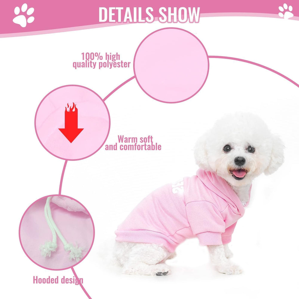 BINGPET sudadera perro frío, forro de felpa suave para confort.