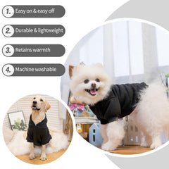 BINGPET sudadera lavable a máquina para perros, limpieza práctica.