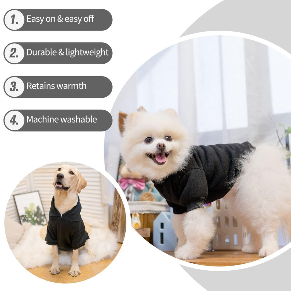 BINGPET sudadera en tallas variadas para mejor ajuste.