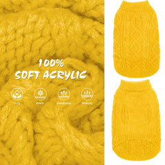 BINGPET thermal knitted dog sweater leash hole detail highlights convenient outdoor walks.