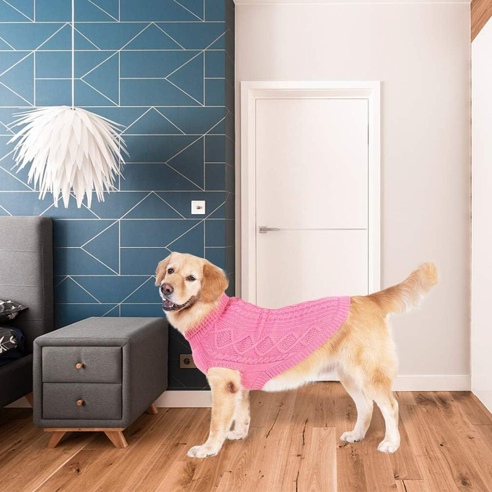 BINGPET thermal knitted dog sweater soft yarn close-up emphasizes comfort and flexibility.