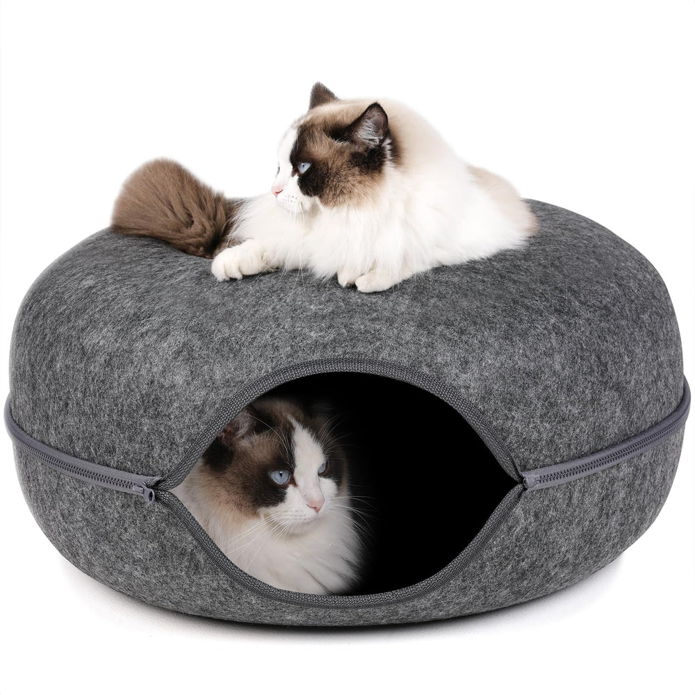 Bininl Cat Tunnel 24in entrance improves cat access and exploration.