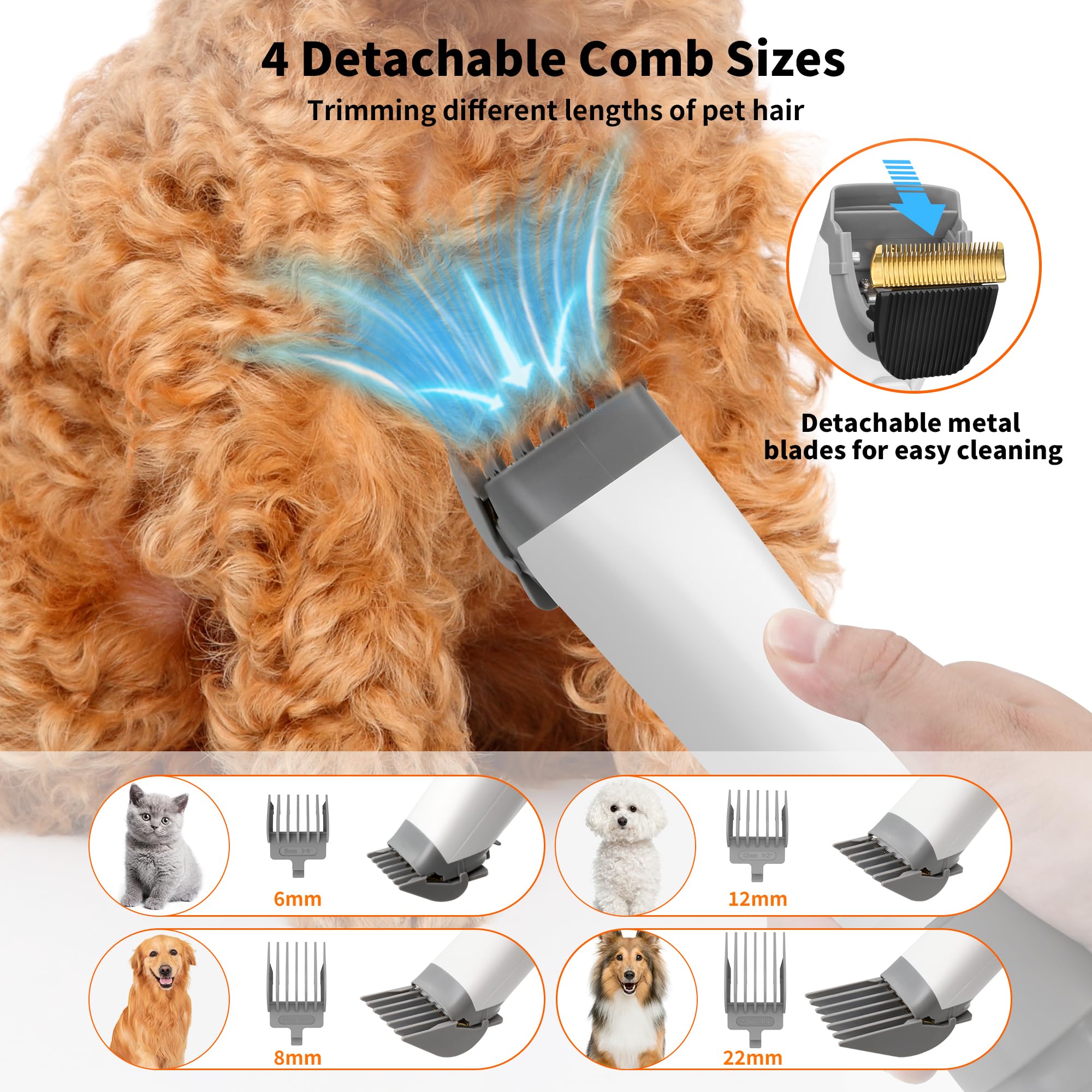 binROC 1.5L dust cup handles large fur collections between cleanups.
