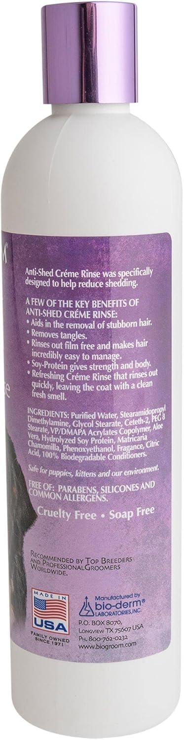Bio-Groom double-coat application shows reduced brushing time and softer coats.