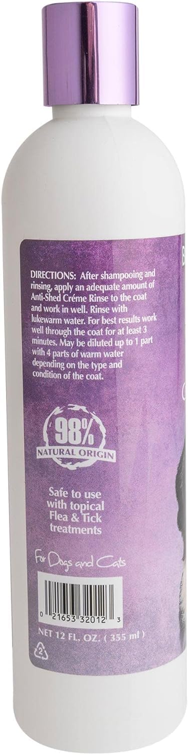 Bio-Groom conditioner lather demonstrates easier grooming for double coats and puppies.