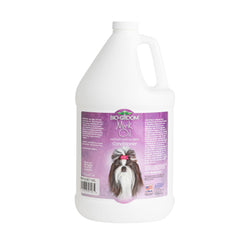 Bio-Groom Mink Oil Dog Conditioner bottle pour for shine and color protection.