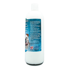 Bio-Groom Oatmeal shampoo pour bottle makes bath time easy and gentle.