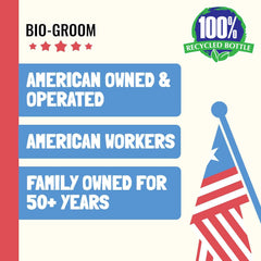 Bio-Groom Protein Lanolin Dog Shampoo lather demonstrates rich foam for quick, gentle rinses.