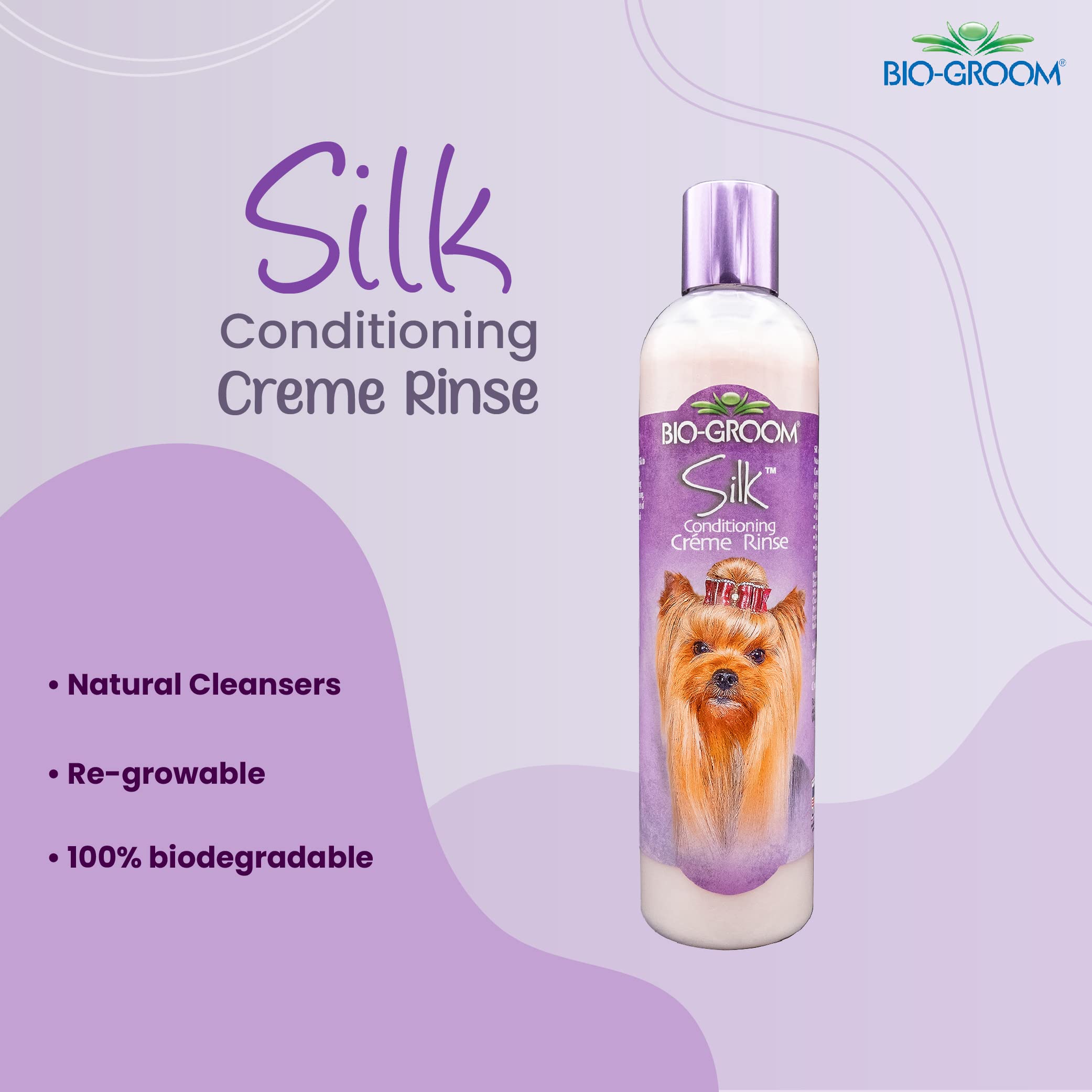 Bio-Groom Puppy care after wash demonstrates smoother, manageable fur.