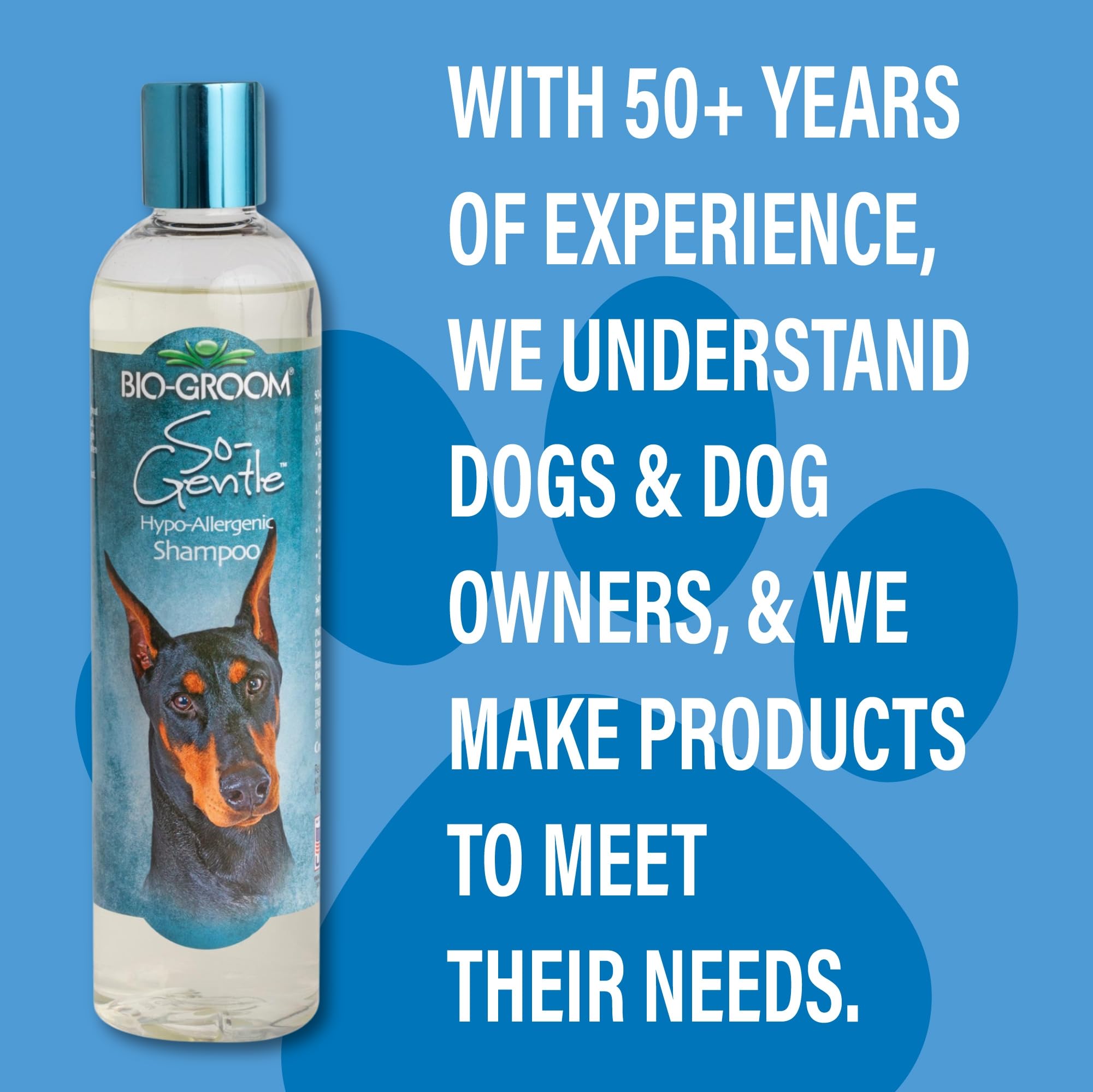 Bio-Groom puppy-kitten-hair-wash demonstrates safe use for young pets.