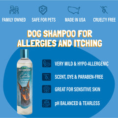 Bio-Groom So-Gentle tear-free-coat captures a soft, shiny finish after bath.