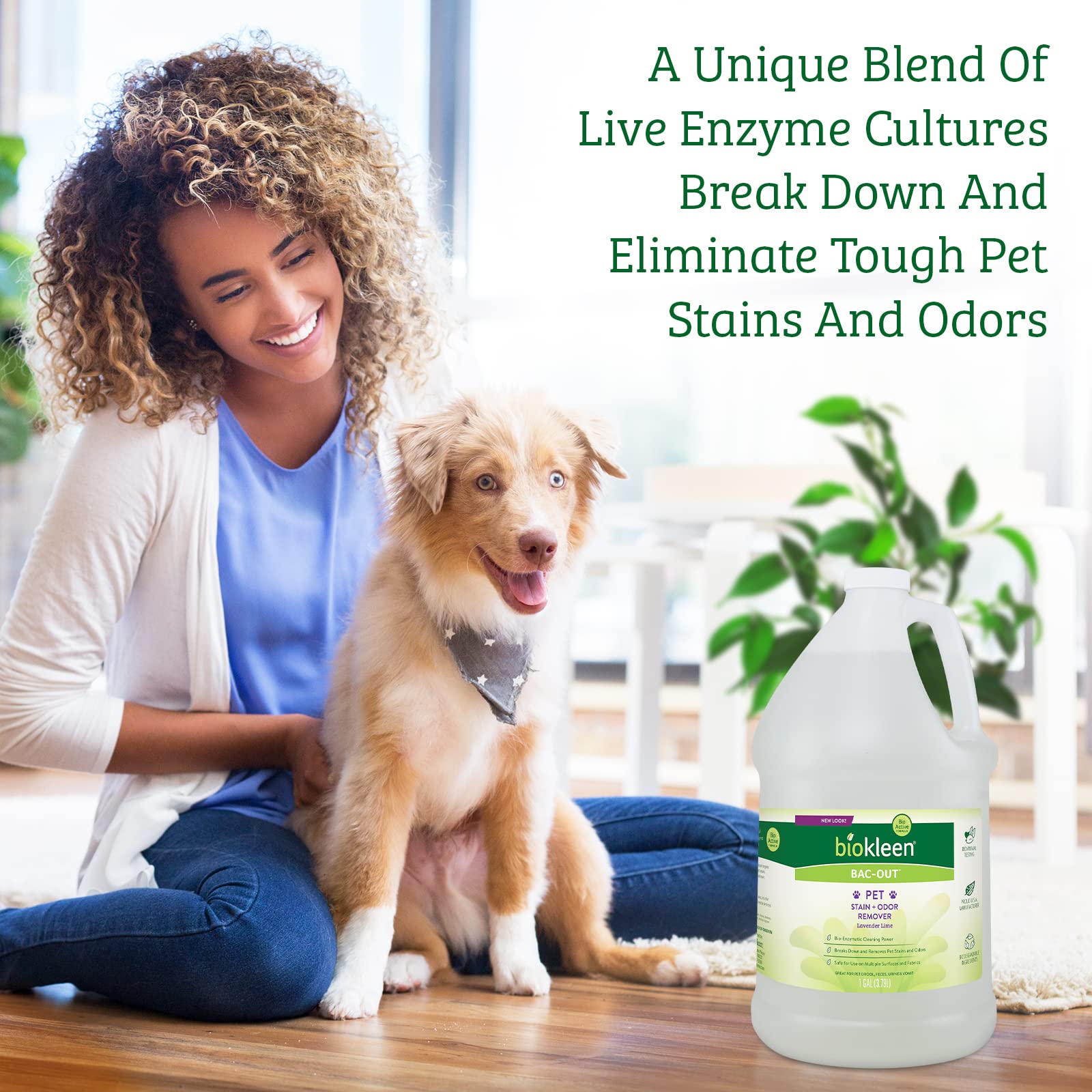 Biokleen Bac-Out plant-based formula emphasizes eco-friendly cleaning