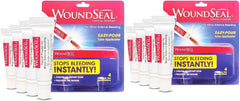 Biolife WoundSeal powder packet packaging demonstrates portable first aid convenience for on-the-go care.