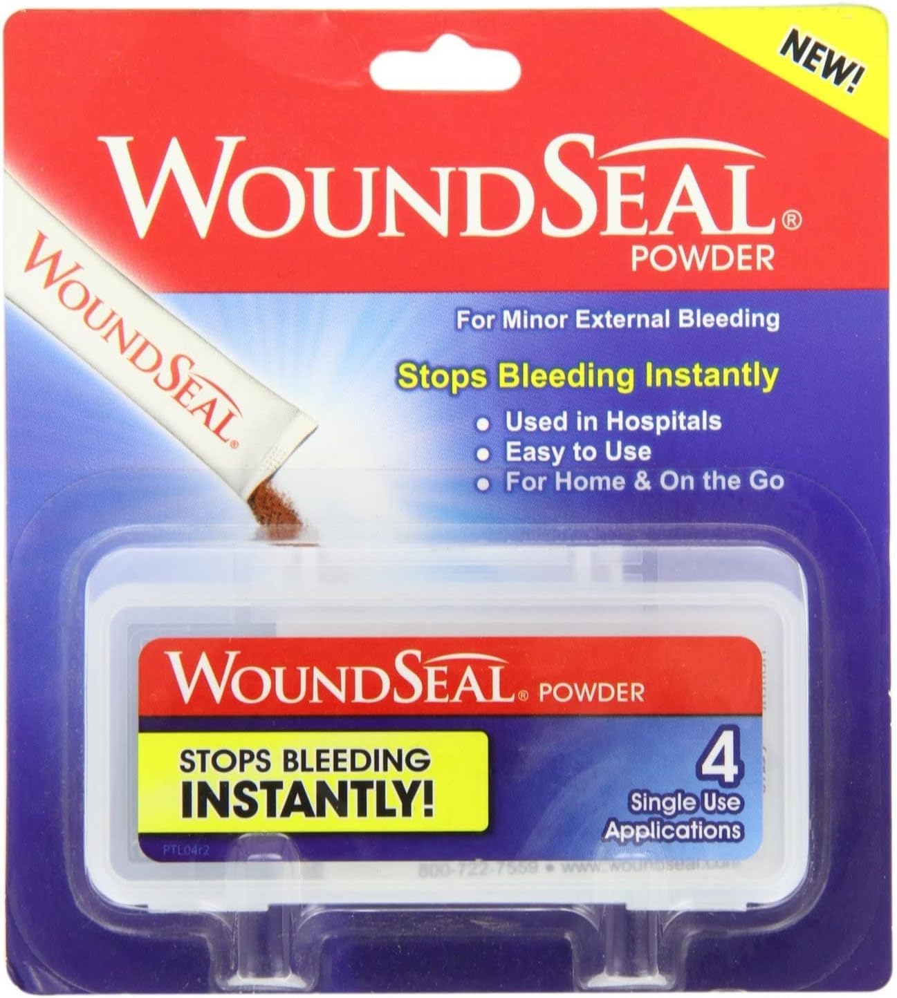 Biolife WoundSeal powder supports quick, discreet care during activities.