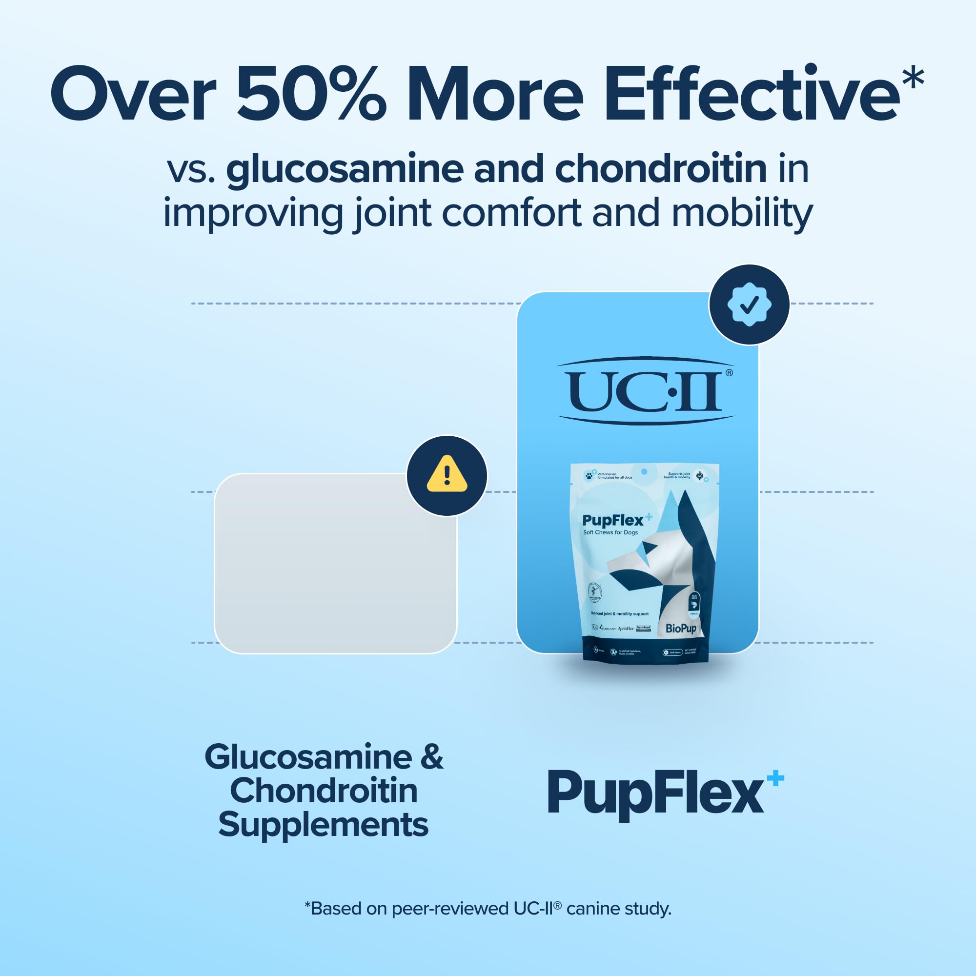 BioPup PupFlex soft chews closeup highlighting tasty texture for daily joint care