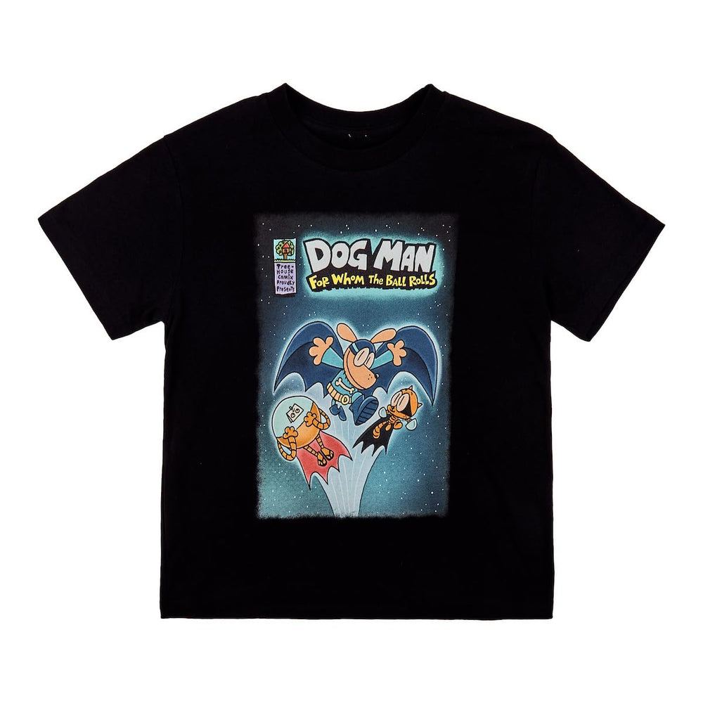 Bioworld Dog Man youth tees youth sizes designed for kids.