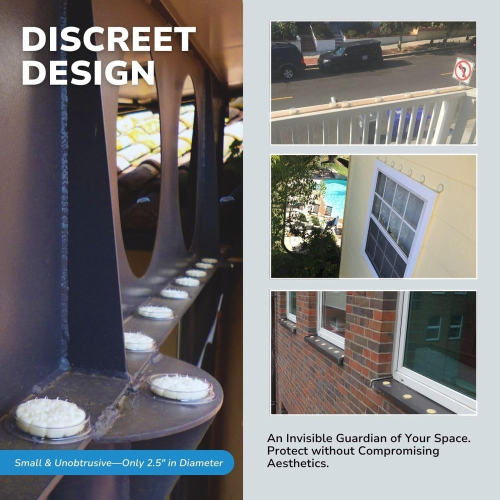 Bird Barrier Optical Gel installation on a railing proves tool-free, fast setup.
