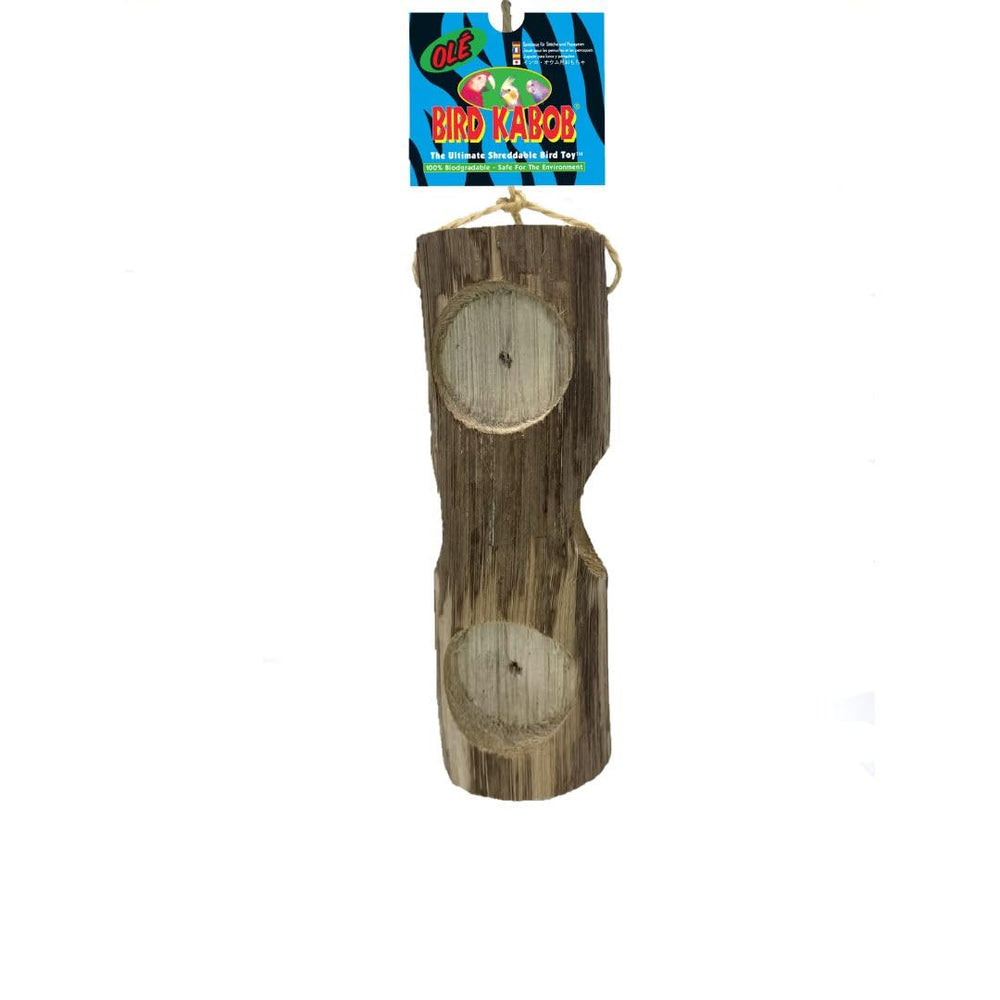Bird Kabob Ole shreddable bird toy engages beak and eases boredom
