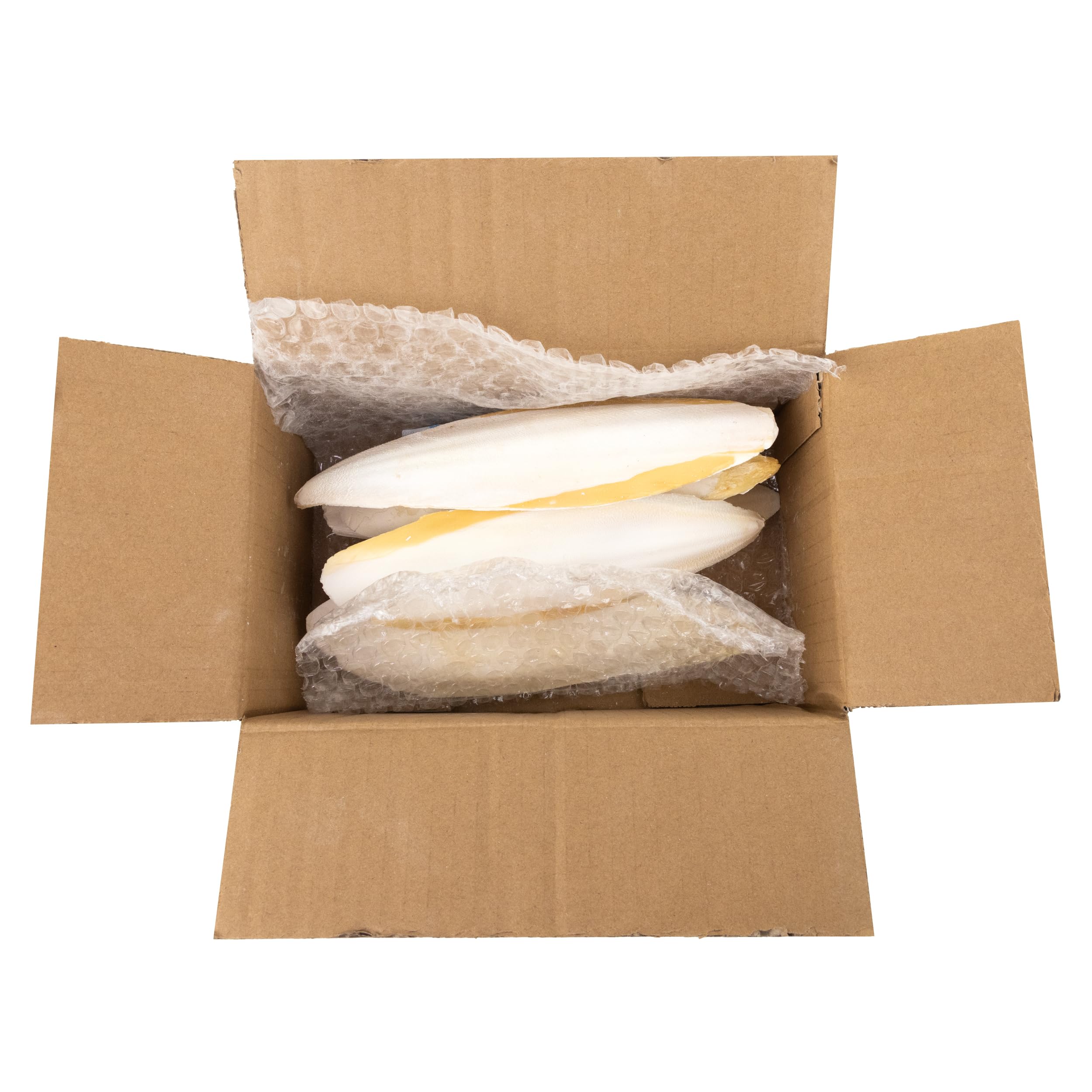 Bubble wrapped Birds LOVE Natural Cuttlebone protects against breakage during shipping