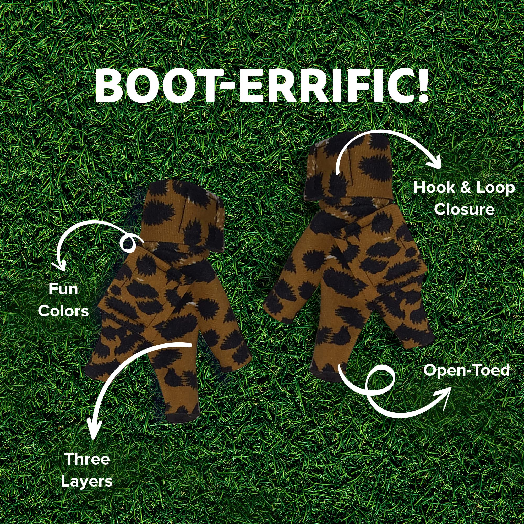 Birdy Bootie gray neoprene close-up demonstrates flexible, comfy wear for pets with injured feet.