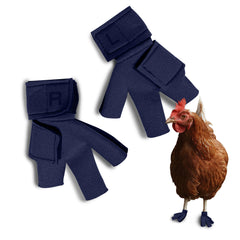 Birdy Bootie navy open-toe shoe protects injured feet while allowing airflow