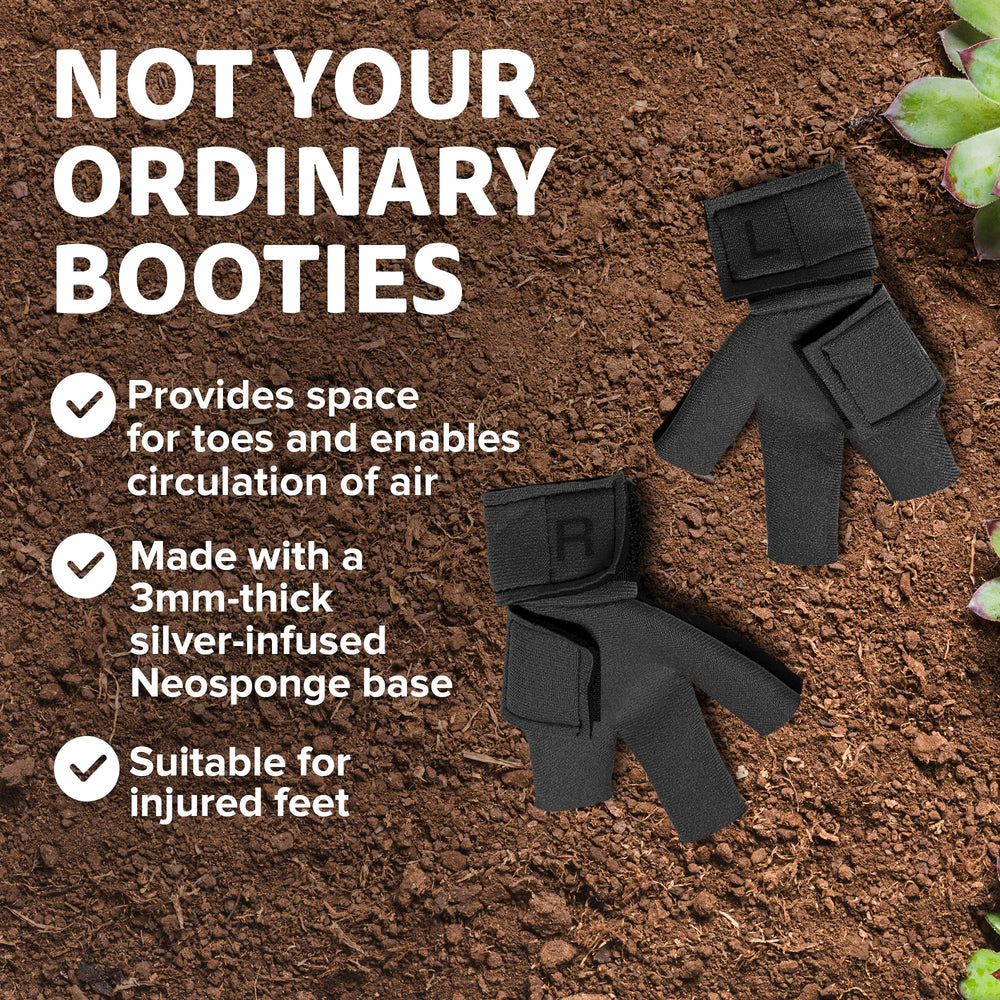 Birdy Bootie royal blue protects feet from sharp surfaces during daily activities.