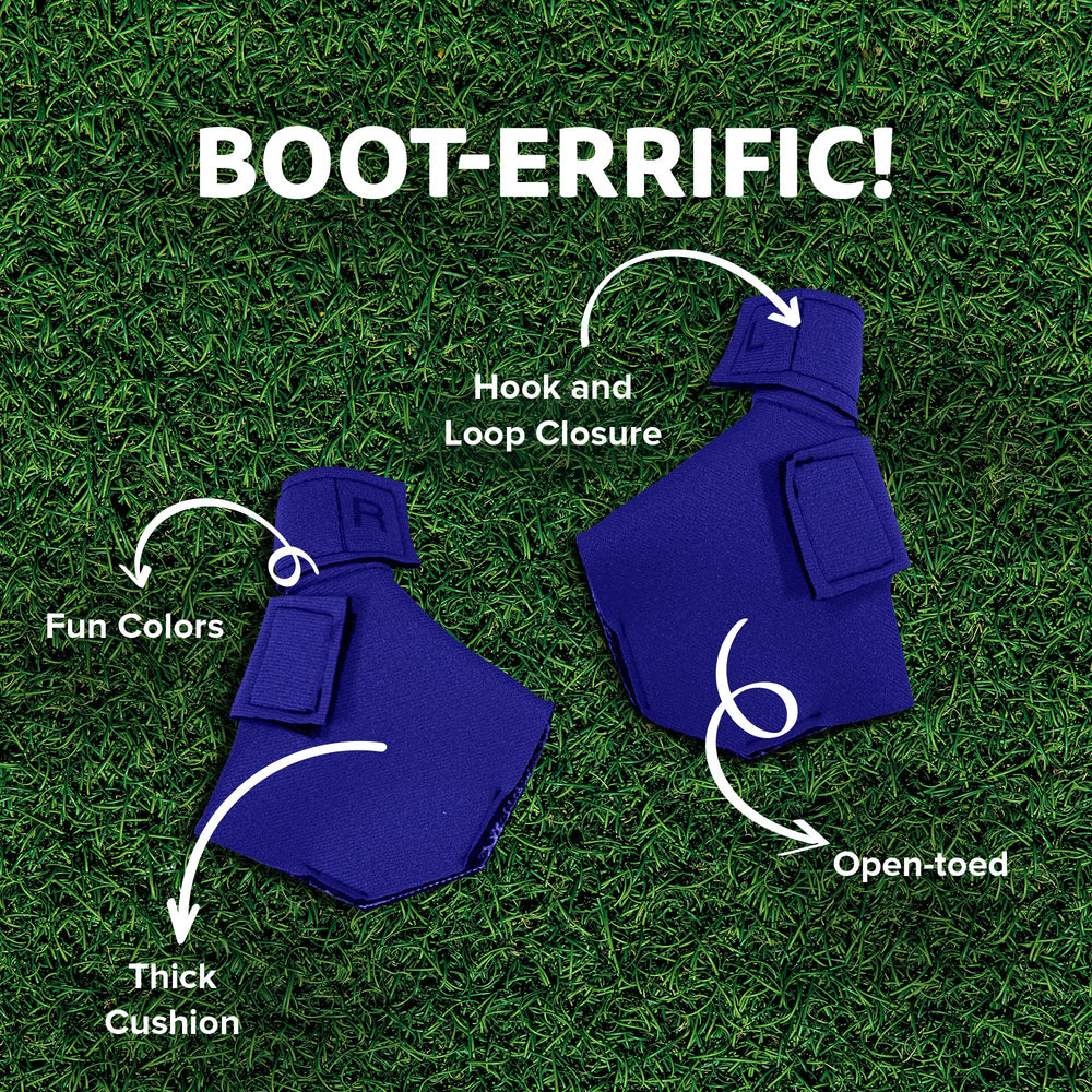 Birdy Bootie silver-infused rubber close-up emphasizes durable, comfortable material.