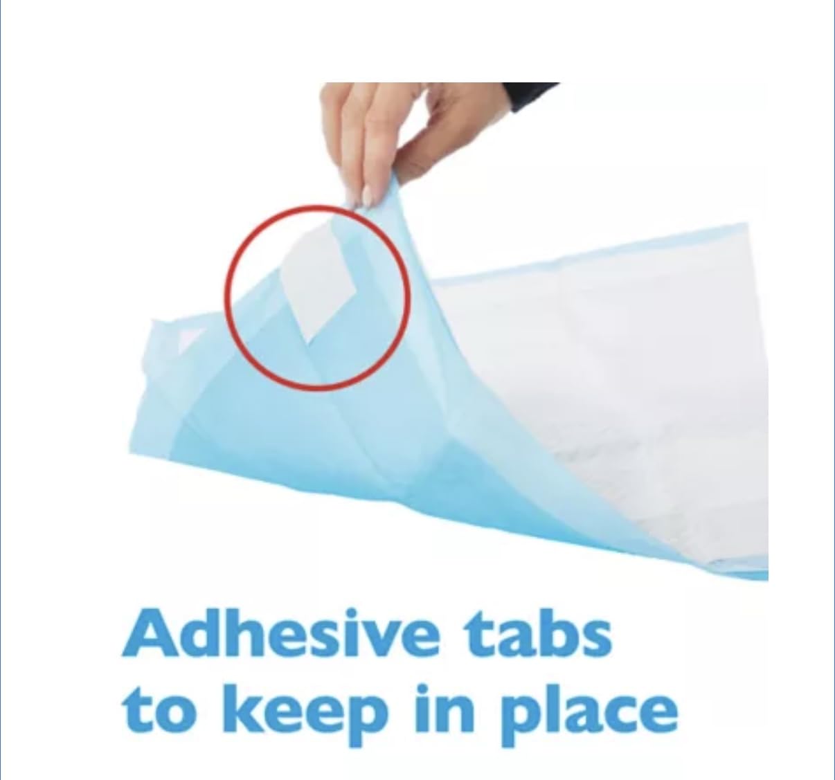 Birsppy Grreat Choice pads demonstrate liquid-to-gel protection preventing leaks.