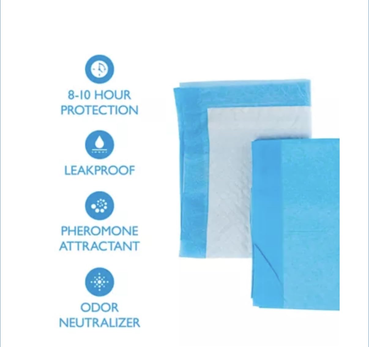 Birsppy dog pads with pheromone attractant shown to ease training cues.