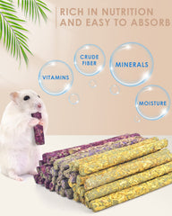 Bissap rabbit chew sticks chrysanthemum-flower closeup supports digestion and playful chewing.