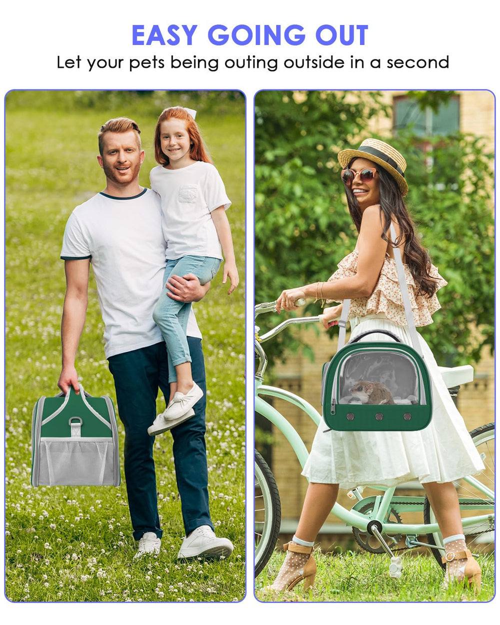 Bissap carrier interior with detachable seat cushion for pet comfort.