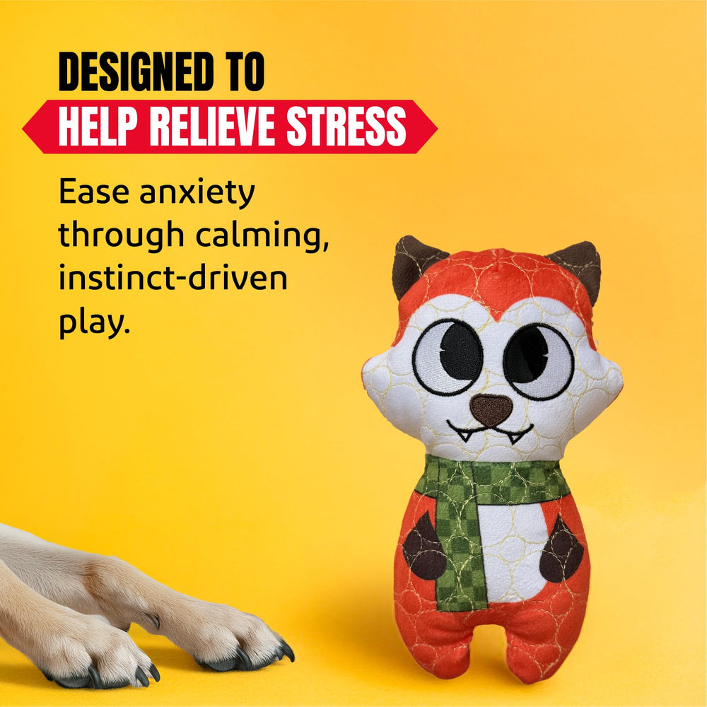 Bite Force indoor-outdoor dog toy orange versatile for yard or living room play.