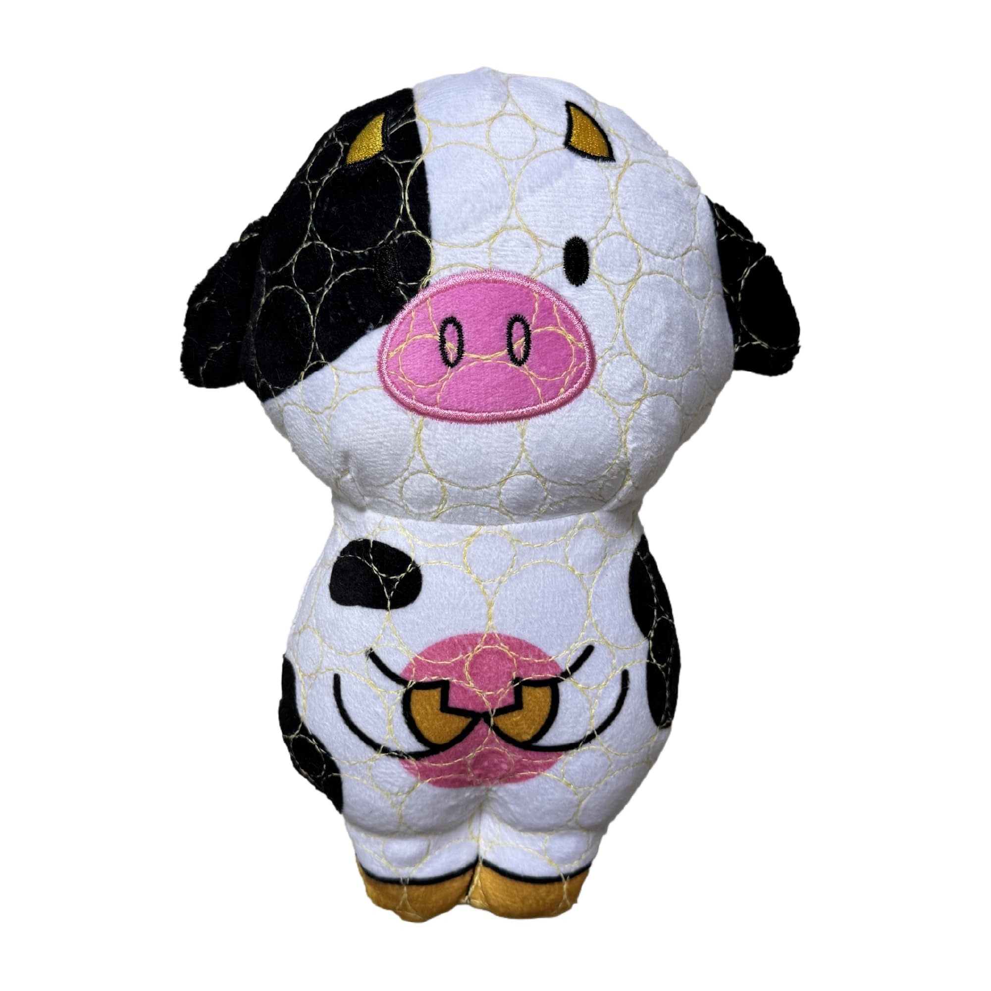 Bite Force kevlar-reinforced cow toy with squeaker for durable chewers.