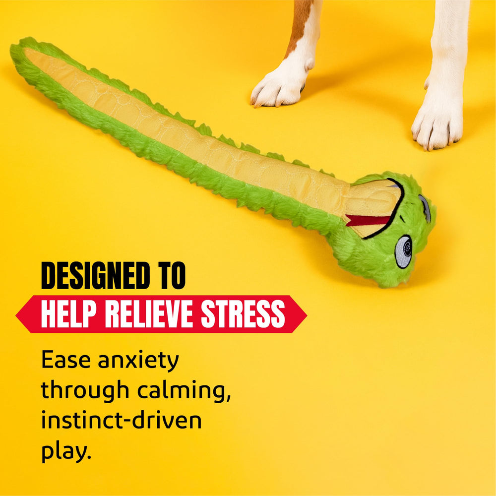 Bite Force Slither The Snake in green color ready for interactive play