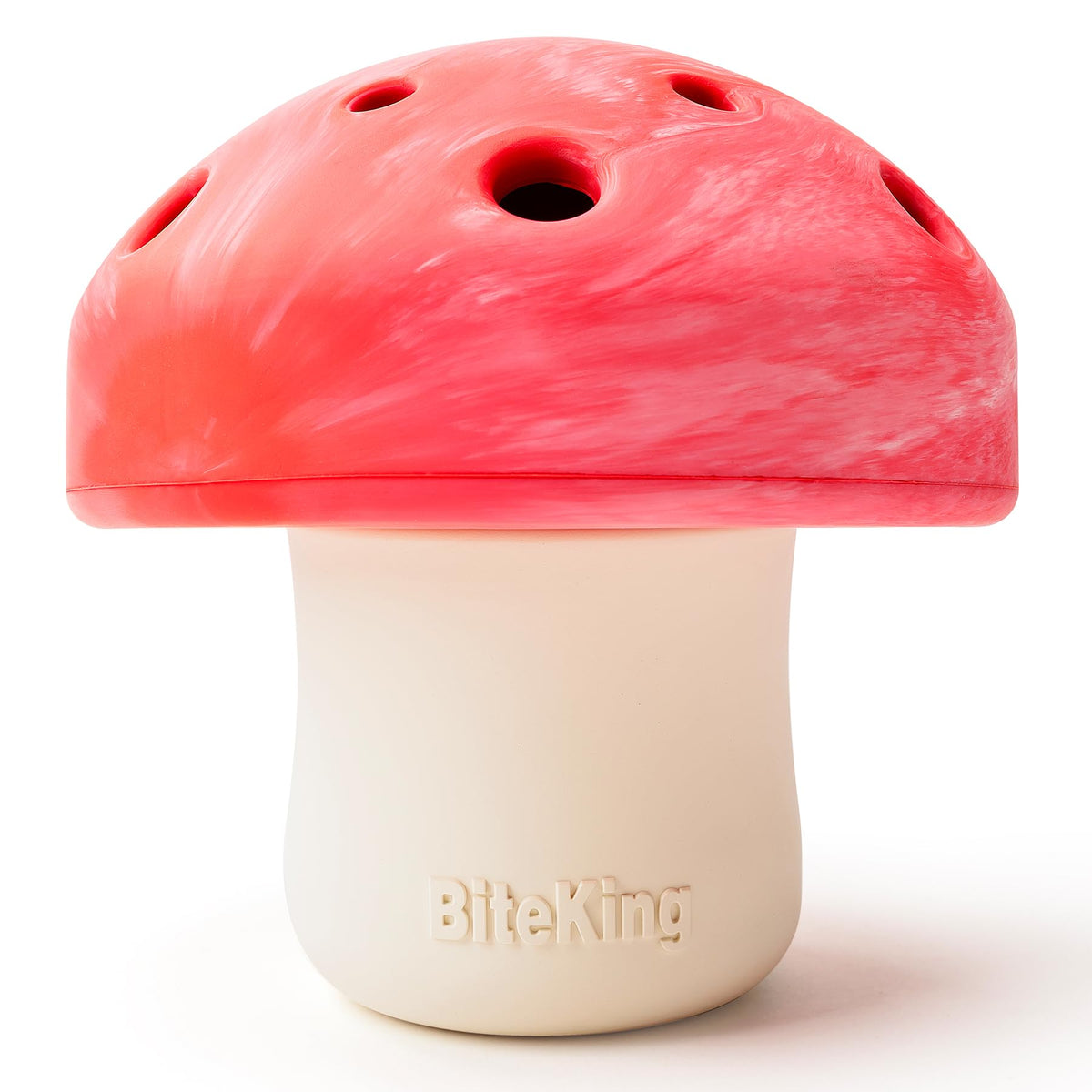 BiteKing natural rubber enrichment toy for large dogs promotes interactive play and longer engagement.