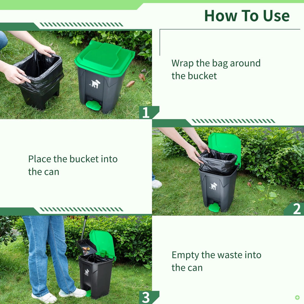 Biubiucat 150 bags included keeps you stocked for regular outdoor cleanup.