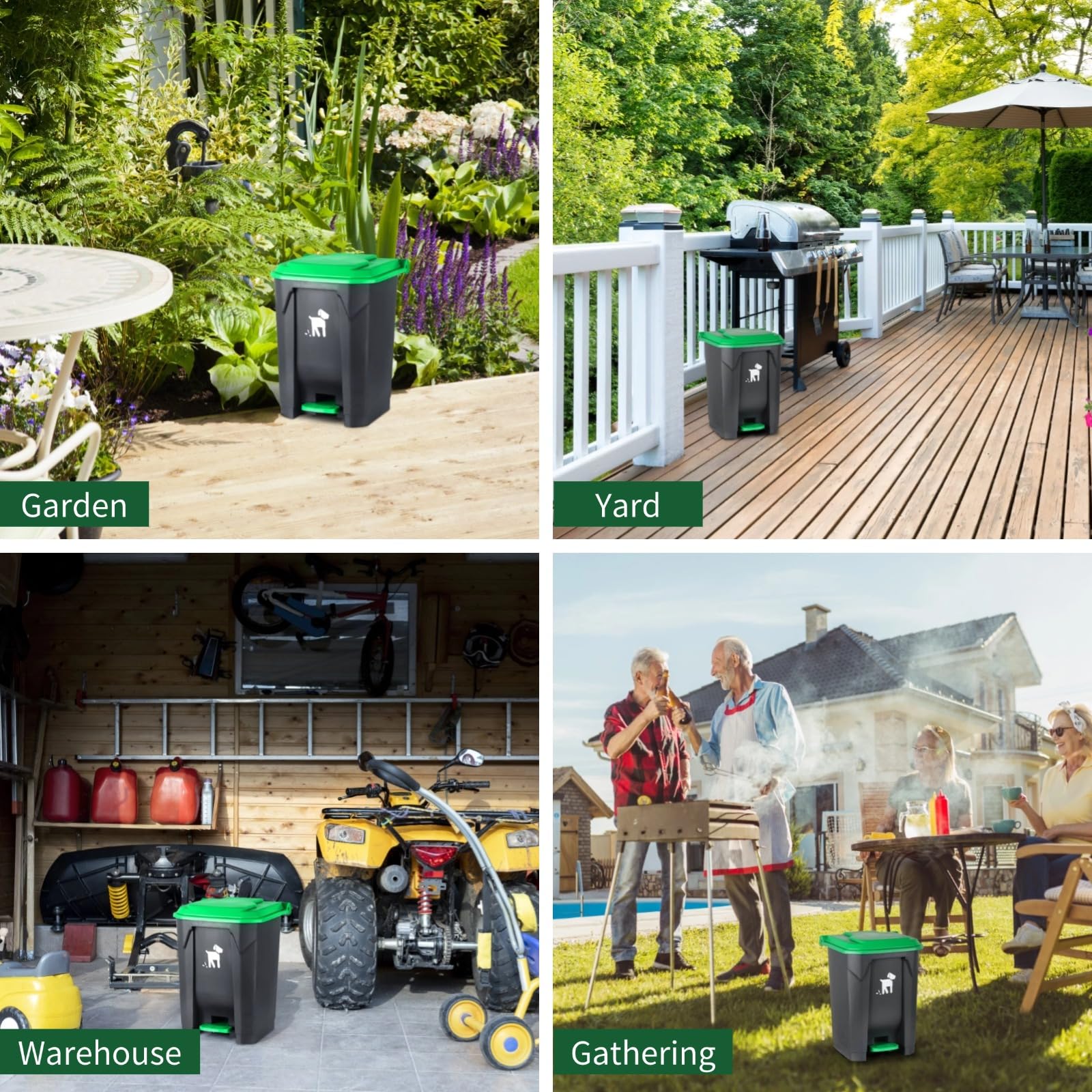 Biubiucat easy-clean-inner-bucket simplifies maintenance for long-term outdoor use.