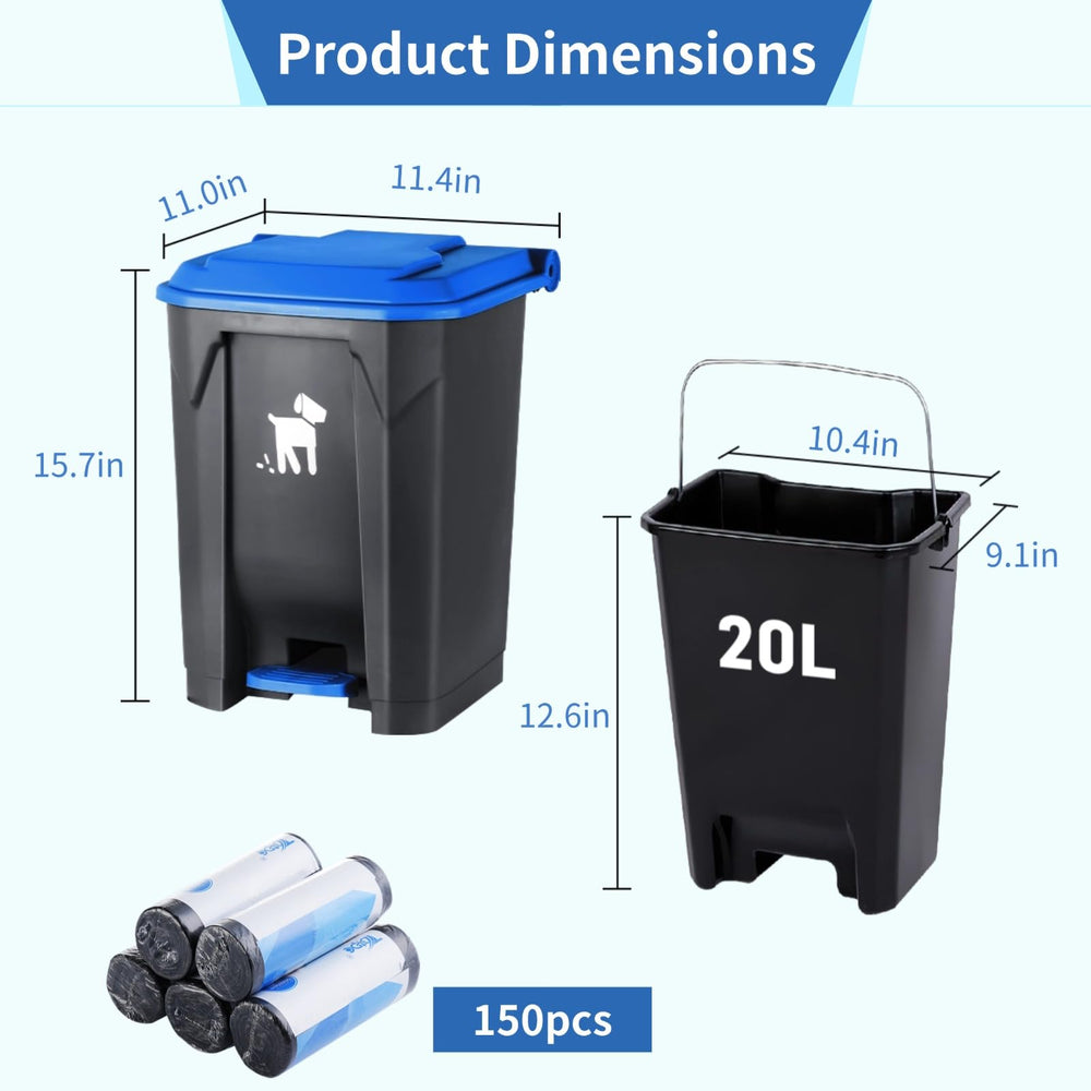 Biubiucat 150 waste bags included ensuring long-term convenience for families