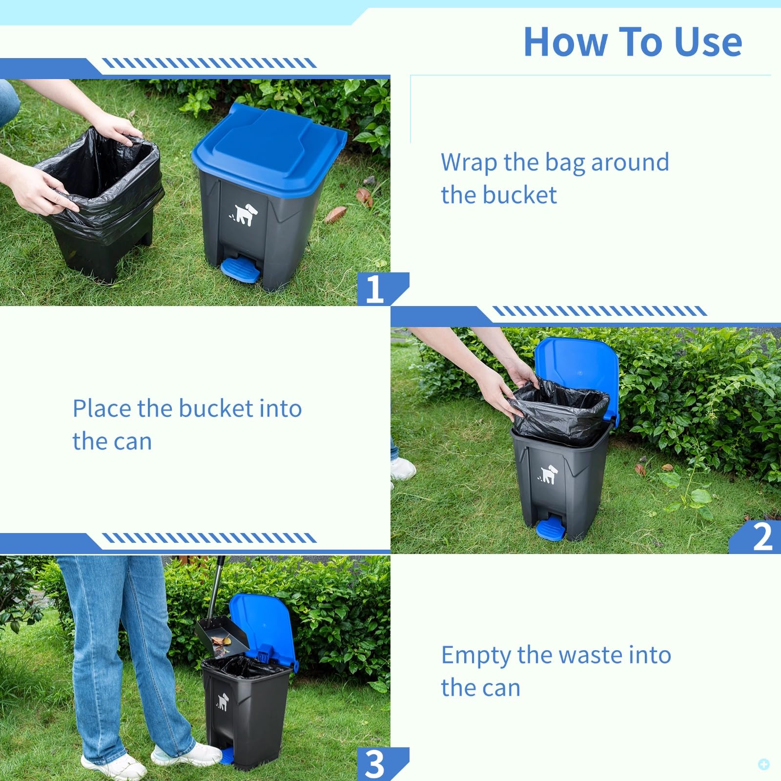 Biubiucat durable plastic build withstands outdoor conditions and odor control