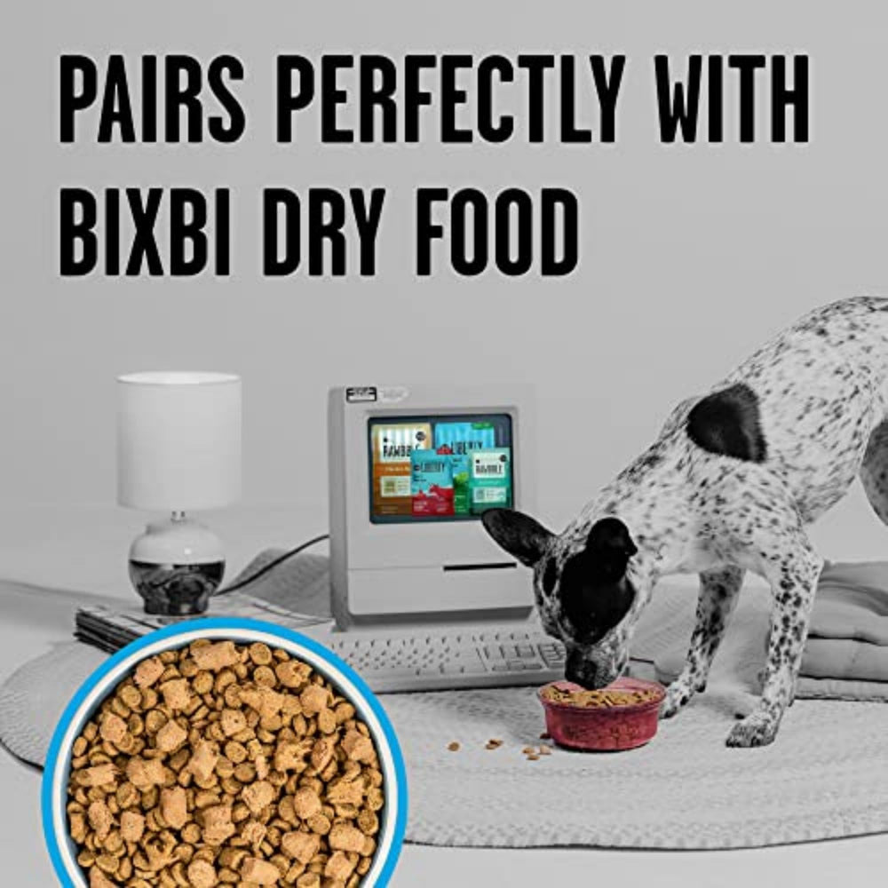 BIXBI Rawbble grain-free ingredients emphasize no fillers.