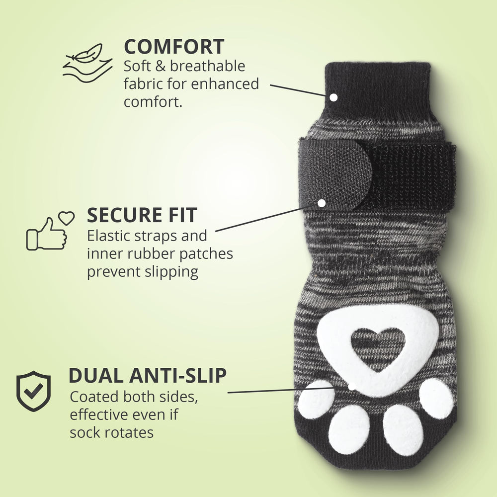 Bixie paw-protection socks for outdoors, shielding paws on hot pavement.