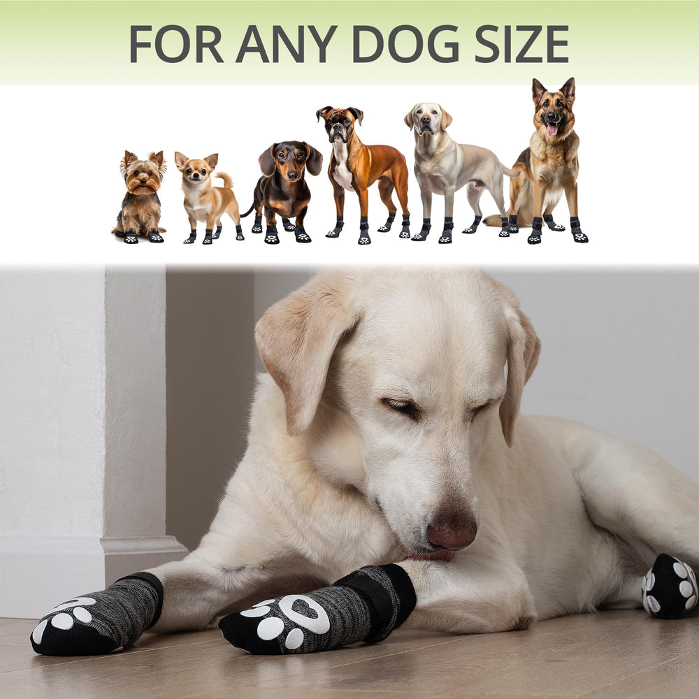 Bixie stretch-knit secure-fit socks for active dogs