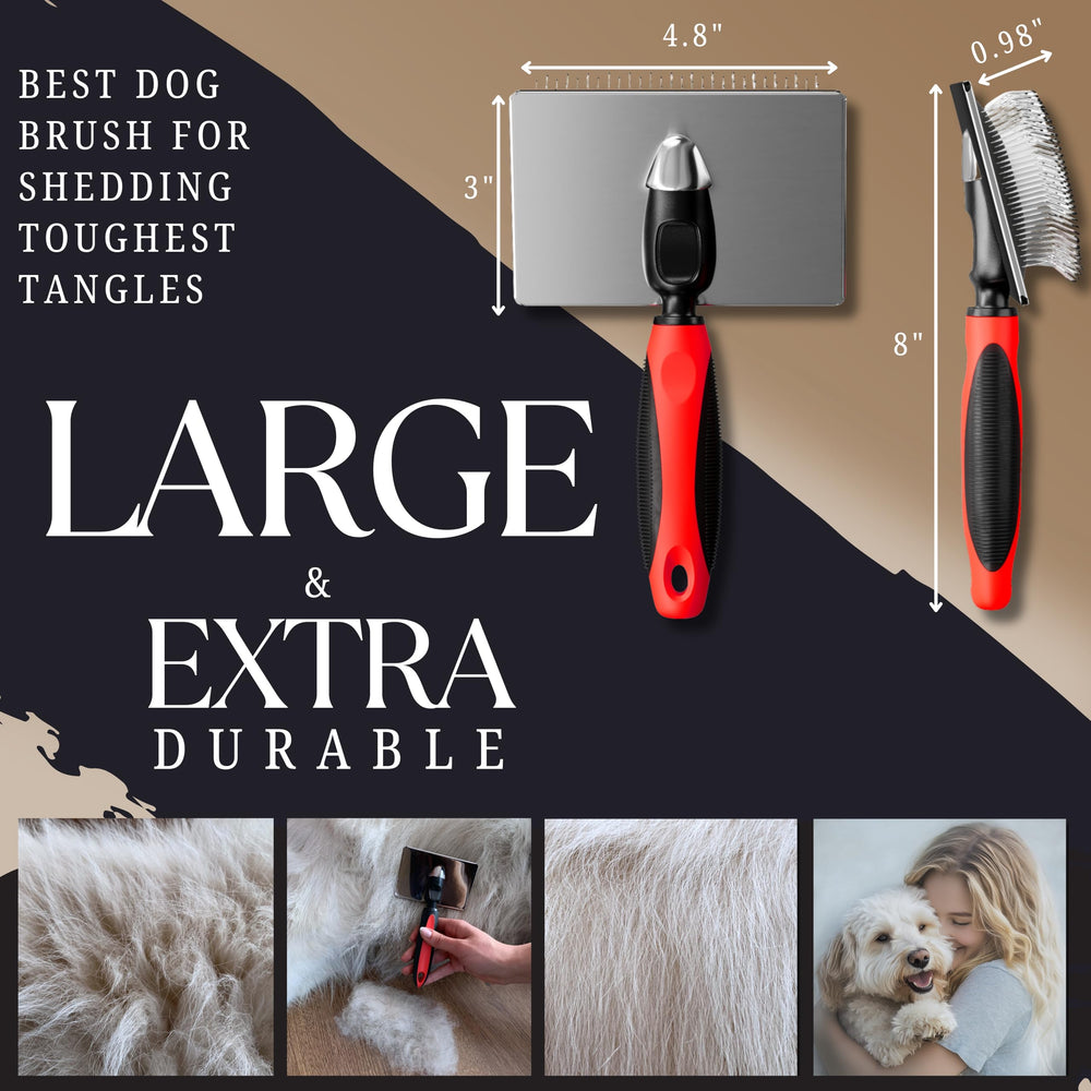 Bixy Pixy dog slicker brush sturdy construction built to last in busy grooming routines.