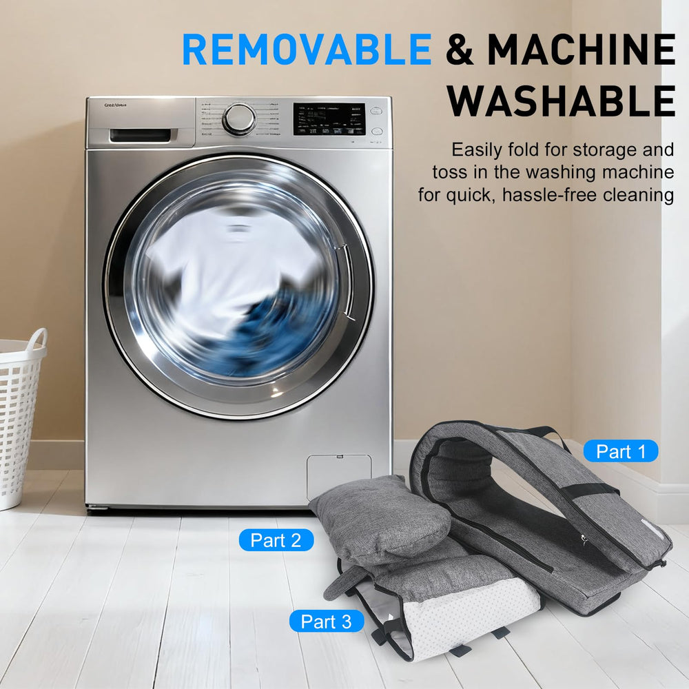 BJOP linen-blend, water-resistant material offers easy wipe-clean maintenance.