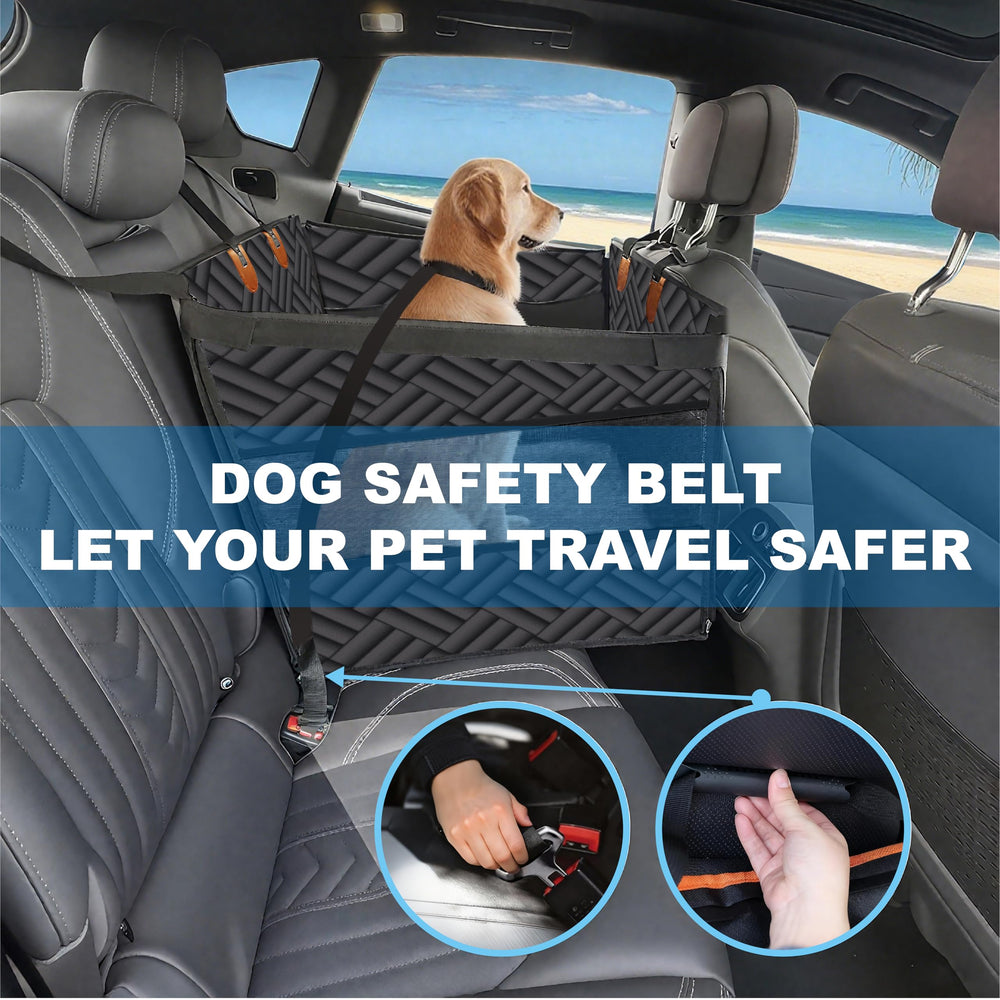 BKUSX anti-fall space keeps dogs secure while riding.