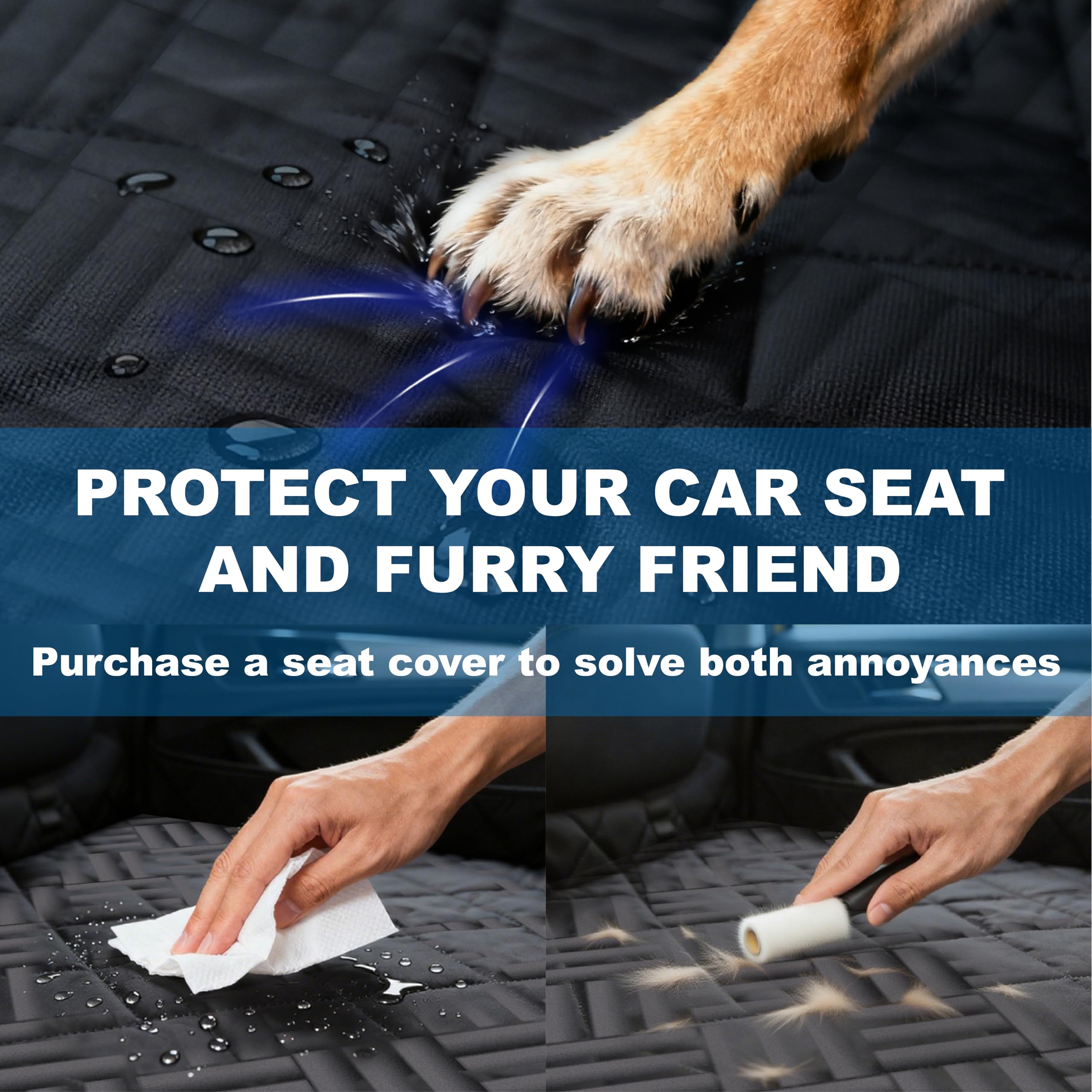 BKUSX scratch-resistant 600D fabric endures claws and adventures.