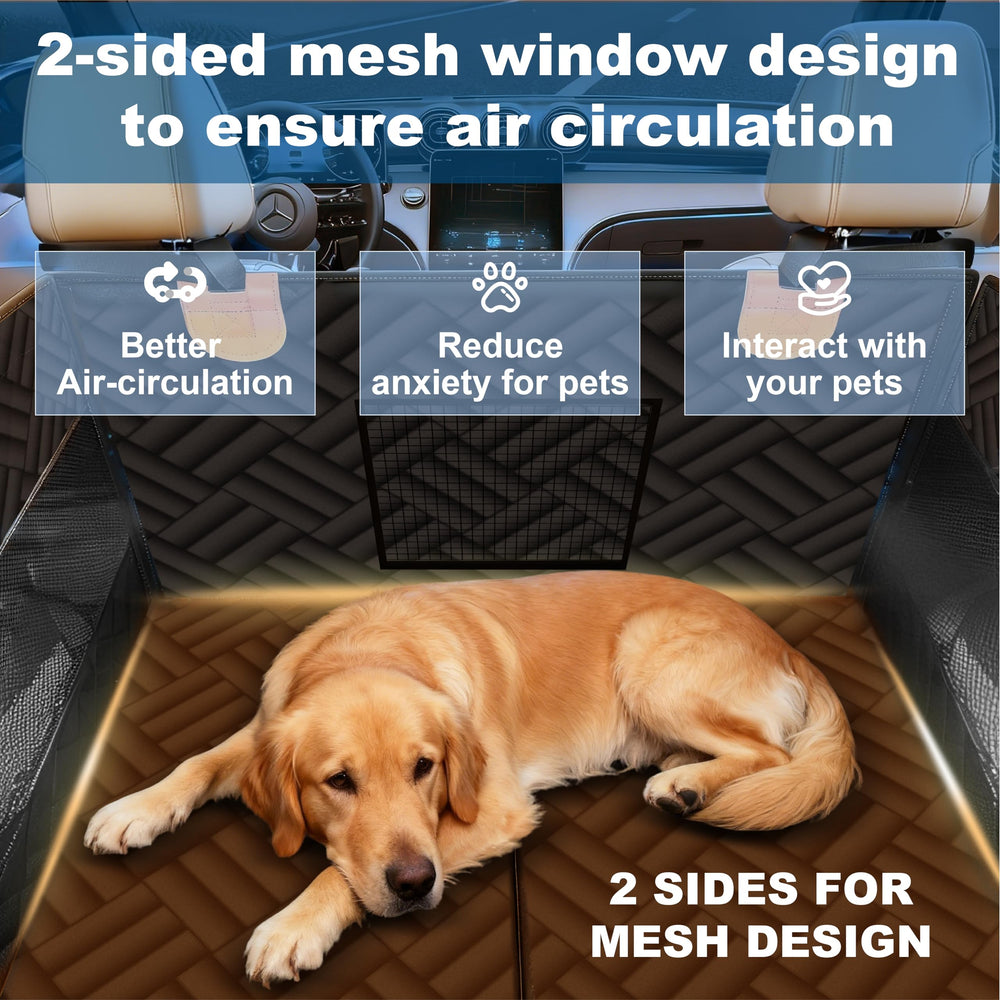 BKUSX seat cover waterproof outer fabric protects seats from spills.